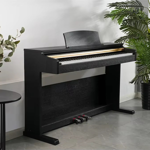 Piano numérique 88 touches personnalisé en usine pour adulte avec cabinet en bois, clavier à marteaux lestés en plastique, intégré French Dream - Product Image 1