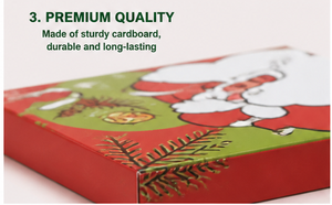 Ready to Ship Custom Christmas Advent <b>Calendar</b> Box Rigid Cardboard Empty Mystery Blind Box for Small Surprise Gift - Product Image 6