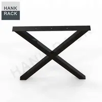 DIY סביר מתכת רגלי שולחן תמיכה בסיס X צורת ריהוט רגליים קפה רגלי שולחן