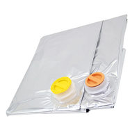 Conteneur BIB aseptique pour huile d'olive, lait, vin, eau de coco, jus, eau minérale, champagne, capacité personnalisable de 3L, haute qualité