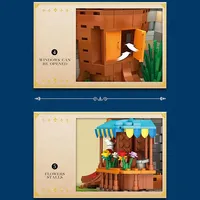 Reobrix 66008 2566 pièces - Modèle de maison dans les arbres médiévale - Série City Modular Street View - Jouets créatifs DIY - Cadeau pour garçon - Ensemble de blocs de construction