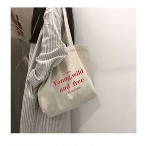 Letter <b>Canvas</b> Lining 2024 New Hua Cheng Ins Shoulder Bag Japanese Fashion Lady Customized Closure Portable Crossbody Student - Product Image 3