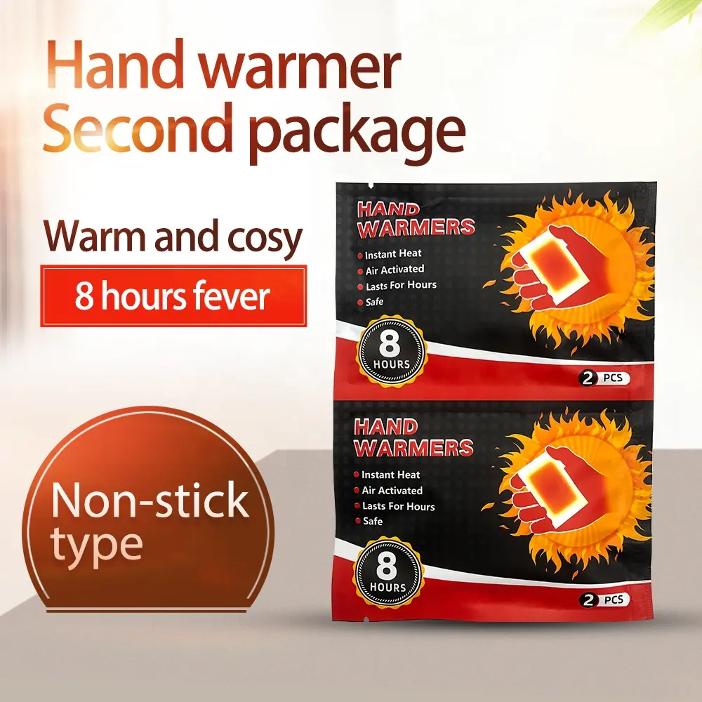 Op Maat Gemaakte 18 Uur Winter Foot En Hand Warmer Zelfverwarming Instant Hand Warmer 2 Stuk Set Hot Pad Warmer