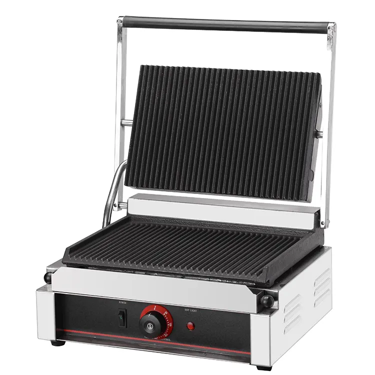 High quality Stainless Steel Sandwich Panini Grill Press Griddle Panini Grill Electric Contact Grill Sandwich