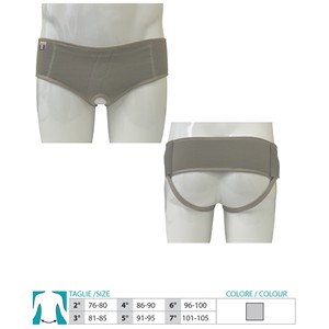 ORIONE Ceinture de hernie bilatérale en tissu élastique Réf. 350 - Product Image 1