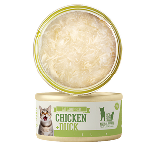 AFFACO Standard Pet Snack <span class=keywords><strong>Food</strong></span> OEM ODM in scatola di pollo e anatra per i cani sapore completo cibo umido per gatti reale sostenibile tutti i giorni - Product Image 1