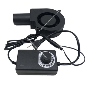 Turbinen gebläse Luft auslass Grill ofen Brennholz ofen Tragbares Gebläse Grill gebläse Für 9733 DC 12V 2.7A Leistung - Product Image 2