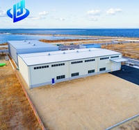 Abri extérieur et entrepôt préfabriqués modernes en acier 50x100 – Bâtiment métallique pour atelier, bureau et garage