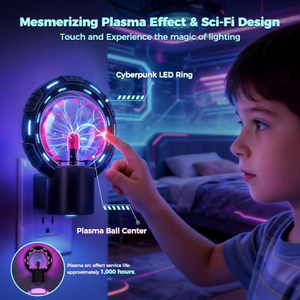 Lámpara de Plasma con Forma de Globo, Luces Nocturnas RGB que Cambian de Color, Regalos, Lámpara Nocturna Enchufable para Habitación Infantil con Sensor Táctil - Product Image 2