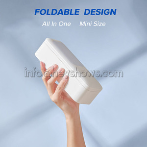 लाइव शो Foldable फोन स्टैंड लाइव स्ट्रीमिंग वायरलेस लाइव प्रसारण Retractabe धारक में रहने वाले एलईडी प्रकाश के लिए ओवरहेड वीडियो - Product Image 2