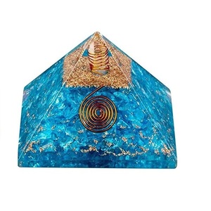 Las mejores pirámides de orgona natural a granel del fabricante personalizado, piedras preciosas de cristal Fengshui Emf, piedras de protección, Chips, curación espiritual - Product Image 1