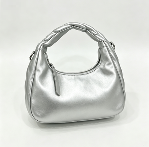Bolso de Hombro de Cuero Genuino para Mujer, Estilo Minimalista Hobo, Dos Asas, Cierre Abierto, para Uso Diario en Todas las Estaciones - Product Image 6