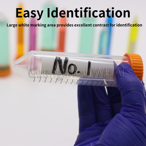 WEIAI 15ml Kunststoff-Zentrifugen röhrchen Schraub verschluss 50ml Reagenzglas PP-Mess marken Labor Sterilisieren von Mikro zentrifugen röhrchen 50ml - Product Image 6