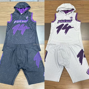 Jersey Sepak Bola Amerika FQ Custom 7on7, Hoodie Tanpa Lengan Kompresi untuk Latihan Olahraga, Pakaian Pria, Seragam Flag Football 7v7 - Product Image 4