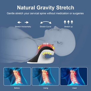 Oreiller chauffant de traction pour le cou et les épaules, pour étirement de la colonne cervicale et relaxation musculaire cervicale - Product Image 4