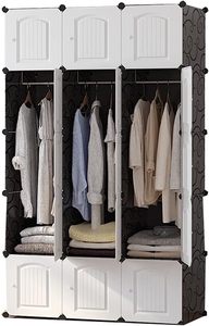 Cubo organizador <span class=keywords><strong>de</strong></span> almacenamiento 12-cubo armario estantes <span class=keywords><strong>de</strong></span> almacenamiento <span class=keywords><strong>de</strong></span> <span class=keywords><strong>plástico</strong></span> DIY armario Modular estantería estanterías <span class=keywords><strong>con</strong></span> <span class=keywords><strong>puertas</strong></span> - Product Image 4