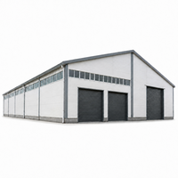 Structure de bâtiment en acier pour entrepôt, structure métallique pour stockage, logistique, centre de distribution