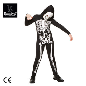 Disfraz de Halloween de esqueleto fantasma para niños, estilo cosplay de terror de TV y películas, de poliéster, venta al por mayor ODM Karnival - Product Image 2