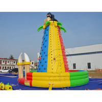 Mur d'escalade gonflable en PVC pour enfants, vente en gros d'usine, idéal pour événements extérieurs, parcs et parcs d'attractions commerciaux