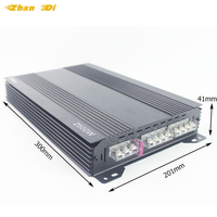 Amplifier Stereo Mobil 2500w Max Kualitas Profesional 12v Power Amp 4 Channel AB untuk Subwoofer Mobil