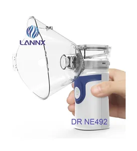 Lannx डॉ NE492 मिनी अल्ट्रासोनिक जाल बच्चों अस्थमा छिटकानेवाला के लिए उपचार अस्पताल के मेडिकल पोर्टेबल इनहेलर मशीन छिटकानेवाला