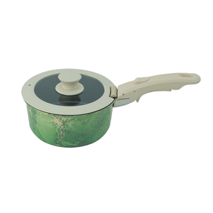 Juego de Utensilios de Cocina Profesionales de 5 Piezas, de Acero al Carbono, con Revestimiento Antiadherente de Malaquita Verde, Apilables, Aptos <span class=keywords><strong>para</strong></span> Inducción, con Certificación LFGB - Product Image 5