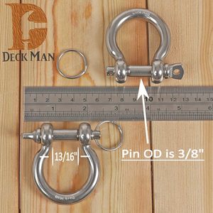 Marine Grade 316 Stainless Steel Boat Anchor <strong>Chain</strong> with 2 Pcs Anti-Off Shackles - Product Image 2