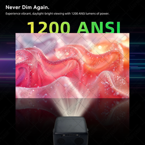 Chính hãng Netflix 1200ANSI 4k chiếu 360 ° 4K Full HD nhà video chiếu 4K <span class=keywords><strong>wifi</strong></span> mini proyector 4K Android chiếu - Product Image 2