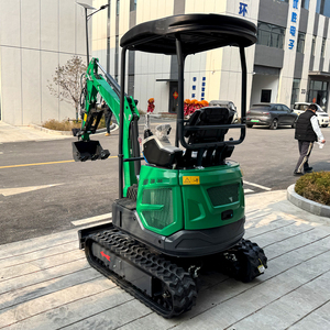Durable 1.8 Ton Compact Mini Excavator Adjustable <strong>Track</strong> Width Small <strong>Digger</strong> for Complex Terrain Digging and Foundation Works - Product Image 3