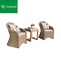 Vente en gros de mobilier d'extérieur en rotin Ensembles de jardin Chaise en osier canapé de jardin