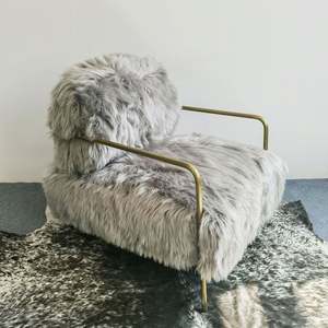 เก้าอี้ BAX <span class=keywords><strong>TER</strong></span> สไตล์อิตาลี ดีไซน์เนอร์แท้ ทันสมัย เรียบง่าย ระดับไฮเอนด์ เก้าอี้พักผ่อนสำหรับห้องนั่งเล่น โซฟาเดี่ยวหุ้มผ้าขนสัตว์ - Product Image 5