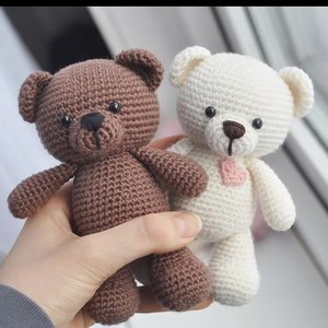 Lindo Oso de Peluche de Cuerpo Simple, Muñeco de Peluche <span class=keywords><strong>Ami</strong></span> Gurumi, Juguete para Niños - Product Image 4