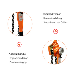 Bloque de Palanca Manual Kawasaki de 1.5 Toneladas con Cadena G80 de Alta Resistencia para Construcción - Product Image 5