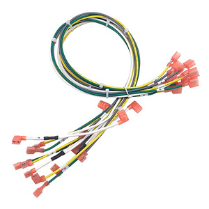 Spade <b>Terminal</b> Wire Harness 187 250V Copper Industrial Use Flag Type Connector Custom Made - Product Image 1
