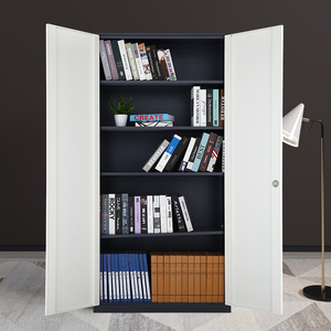 Placard de rangement verrouillable en métal personnalisable porte en verre classeur en acier mobilier de bureau chambre cuisine bureau à domicile - Product Image 6