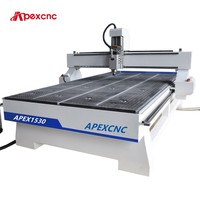 APEX 1325 Single 3D Wood CNC Router Máquina automática de corte Paneles acústicos ranurados Venta al por menor con motor de engranajes de gran oferta