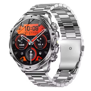Reloj Inteligente AK75 con Linterna, Pantalla IPS de 1.9 Pulgadas, para Llamadas, Resistente al Agua, Oxígeno en Sangre, Monitor de Sueño y Actividad Física para Hombre, Aleación - Product Image 1
