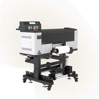 Impresora A3 UV DTF de 30CM con software laminador, tinta UV, película AB, etiqueta de cristal, rollo a rollo, máquina de pegatinas