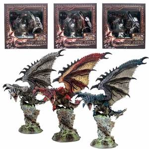 Statuetta del Drago del Gioco Monster Hunter 17CM, Mostri Silver Rathalos, Rathalos Azure, Action Figure in PVC, Modellino da Collezione - Product Image 3