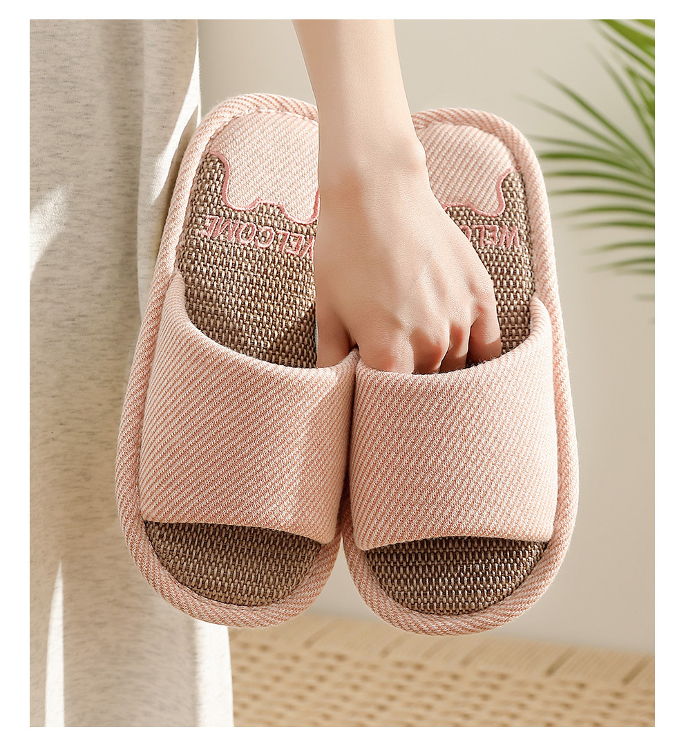 Ladies Designer Slippers Women Famous Brands Indoor House Winter Cotton Linen Shoes Wholesale