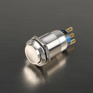 Interruptor de botón de encendido a prueba de agua de 19mm, 5 pines, 8 pines, 3A, <span class=keywords><strong>12V</strong></span>, 24V, interruptor de encendido y apagado de Metal con enganche momentáneo de acero inoxidable - Product Image 2