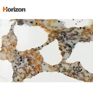 Plans de travail de <span class=keywords><strong>cuisine</strong></span> modernes en quartz blanc cristal avec des paillettes noires, épaisseur 20 mm/30 mm, durables et faciles d'<span class=keywords><strong>entretien</strong></span> - Product Image 5