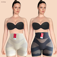 Culotte gainante amincissante à haute compression, sans couture, taille haute, effet ventre plat et rehausseur de fesses, pour la récupération post-partum