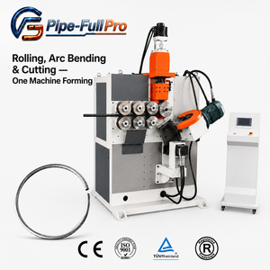 Variable Frequency Drive CNC Tube Roll Bending Cutting <b>Machine</b> Round Square Rectangular Stainless Steel <b>Pipe</b> Ring Circle Forming - Product Image 1