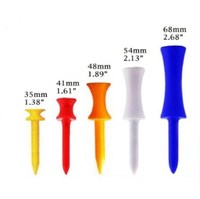 10 pièces personnalisées par sac Tees de golf abaisseurs en plastique avec carte d'en-tête Accessoires de golf haut de gamme
