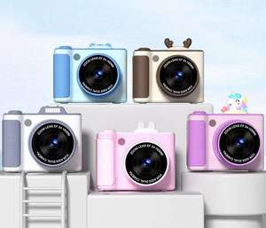 Flip Screen Kids <b>Digital</b> <b>Camera</b> Rotatable Lens Full HD Recording Filter Function Holiday Play Gift <b>Camera</b> For Teens Boys Girls - Product Image 4