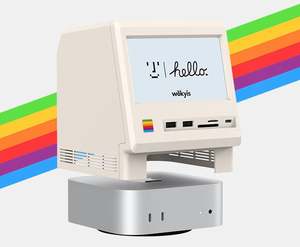 Station d'accueil pour <span class=keywords><strong>Mac</strong></span> Mini au design rétro, station d'accueil 14 en 1, écran HD de 5 pouces compatible avec <span class=keywords><strong>Thunderbolt</strong></span> 4/5, jusqu'à 8 To de stockage SSD - Product Image 2