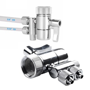 Suministros de Cocina, Filtros de Agua de Repuesto de Alta Calidad, Purificadores, Válvula de Salida de 3/8 y 5/16, Válvula Divisora de Dos Vías para Grifo - Product Image 1