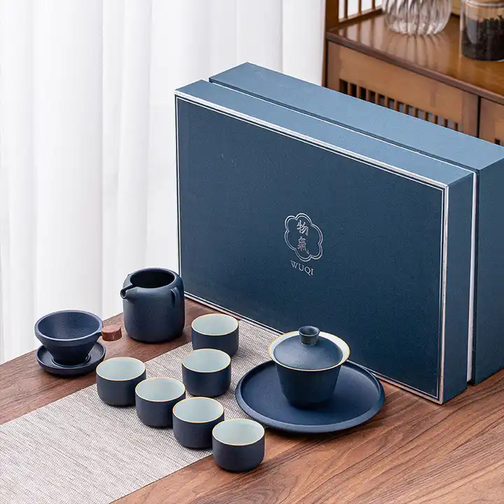 Porcelain Kung Fu Tea Set Office Reception High-end Gift Box