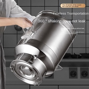 Réservoir <span class=keywords><strong>de</strong></span> stockage d'huile scellé en acier inoxydable 304 <span class=keywords><strong>de</strong></span> qualité alimentaire 15L/20L/28L/35L/42L/48L, baril <span class=keywords><strong>vide</strong></span> pour <span class=keywords><strong>vin</strong></span>, thé, lait, huile comestible - Product Image 3